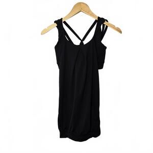 Lululemon Tank Womens Small 4 Black Nouveau Limits